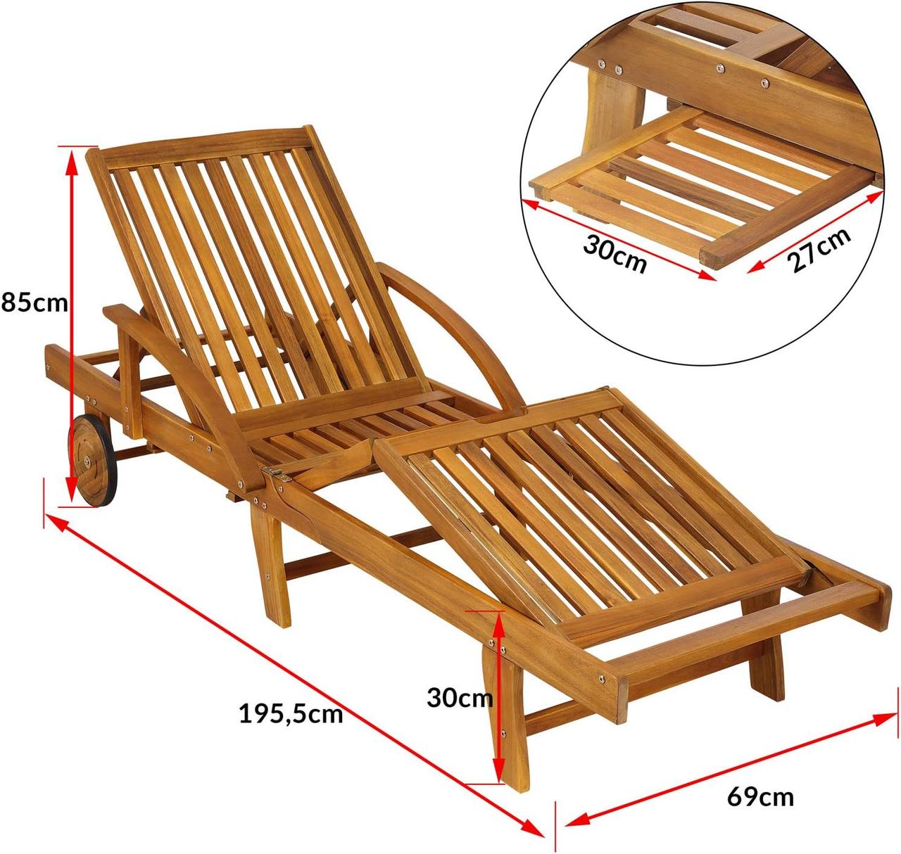 Chaise Longue Casaria Tami Sun