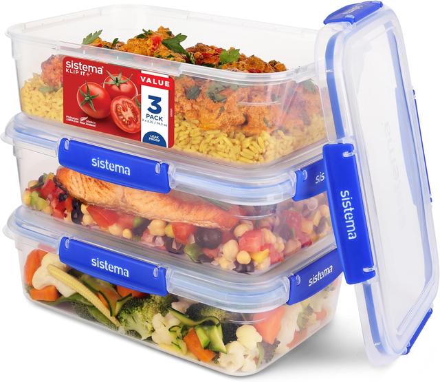 Sistema KLIP IT PLUS Boîtes Alimentaires 2,2L - 3 Pièces