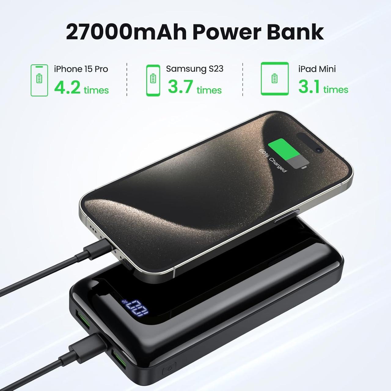 Batterie Externe 27000mAh 22,5W PD20W