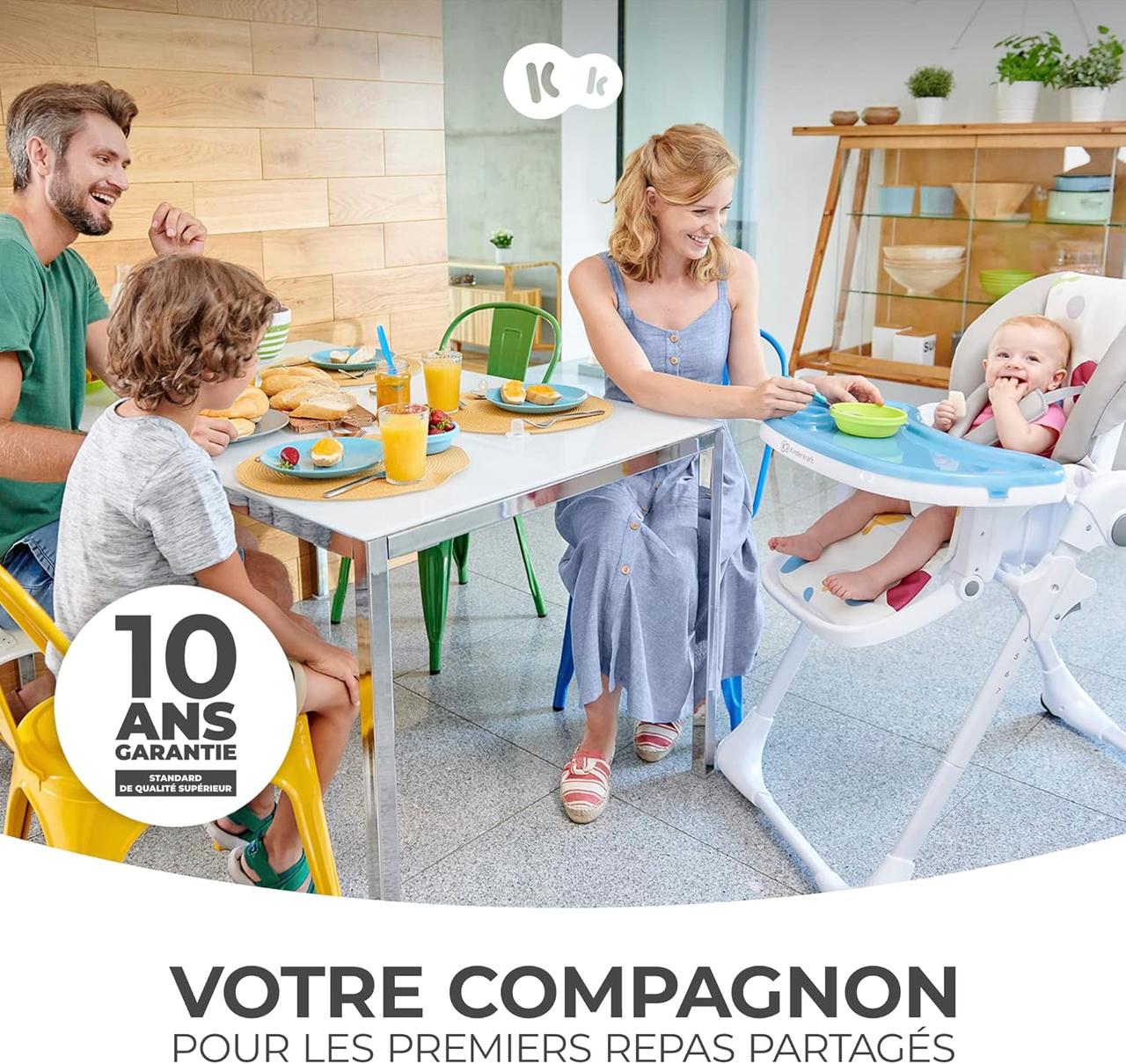 Kinderkraft Yummy Chaise Haute Bébé