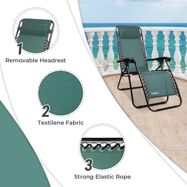 Chaise Longue Todeco: Transat Jardin Pliante, Bain de Soleil