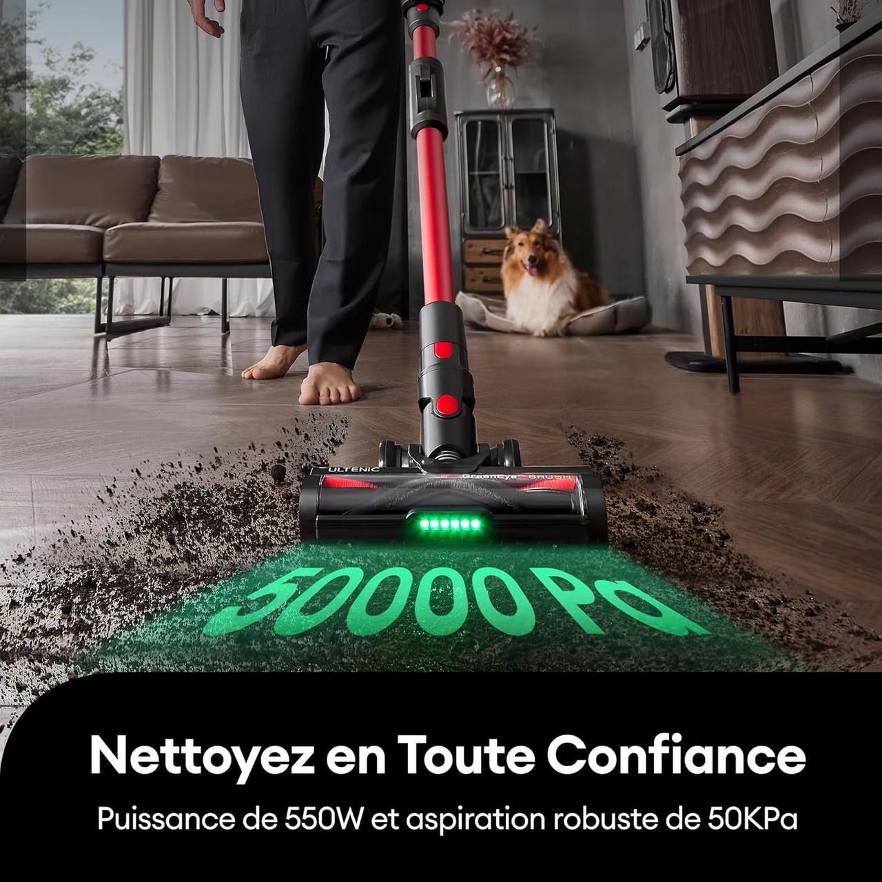 Aspirateur Balai Ultenic U16 Flex - Puissant et Sans Fil