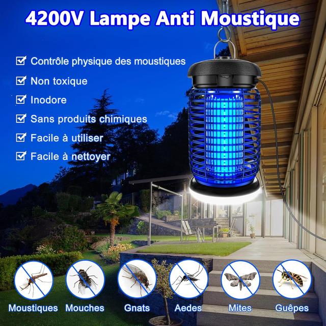 Lampe Anti-Moustiques seenlast - Tueur d'Insectes 15W