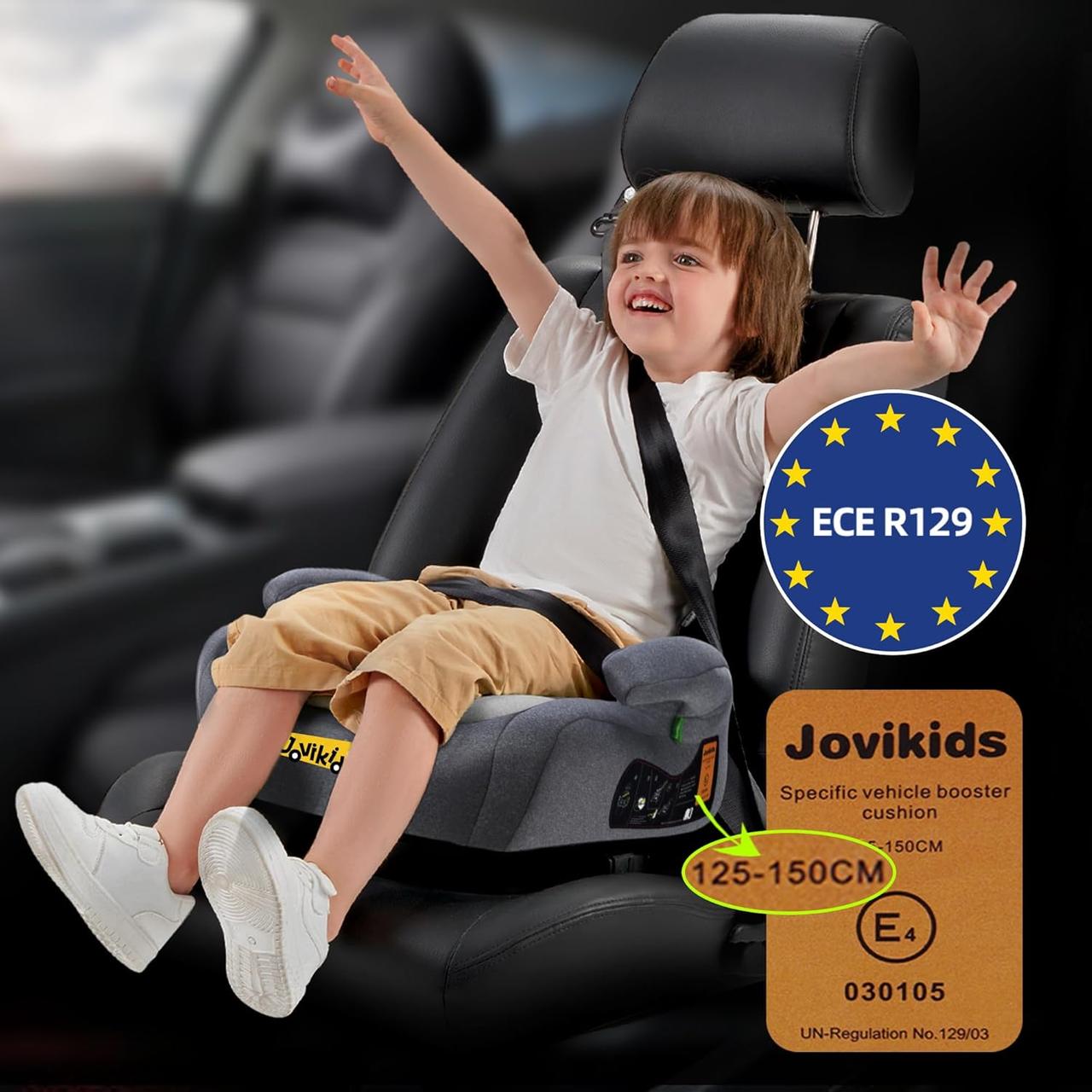 Rehausseur Auto Enfant ISOFIX Jovikids 125-150cm