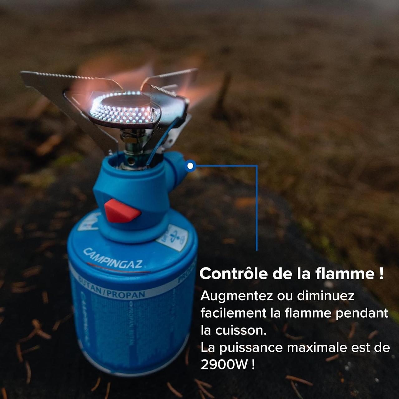 Campingaz Twister Plus PZ: Cuisinière Camping Compacte et Puissante