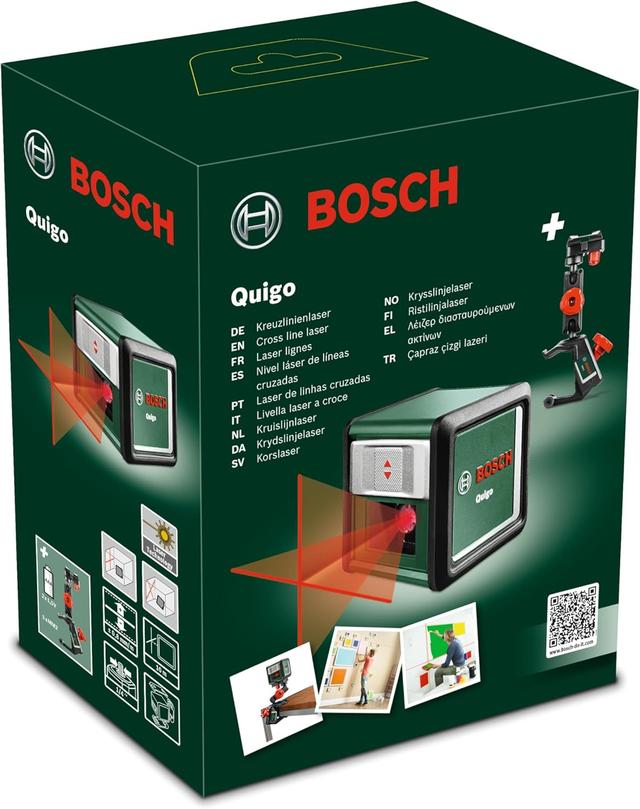 Niveau Laser Bosch Quigo III WEU + MM2 - Précision et Fiabilité