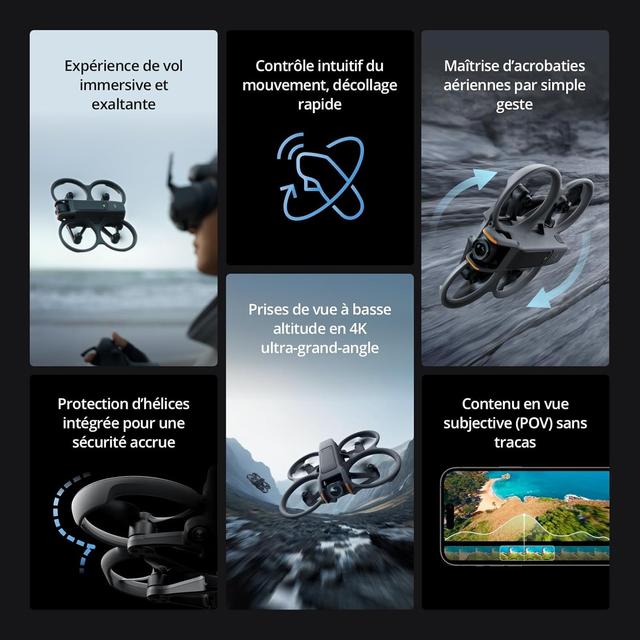 DJI Avata 2 Fly More Combo: Drone FPV 4K