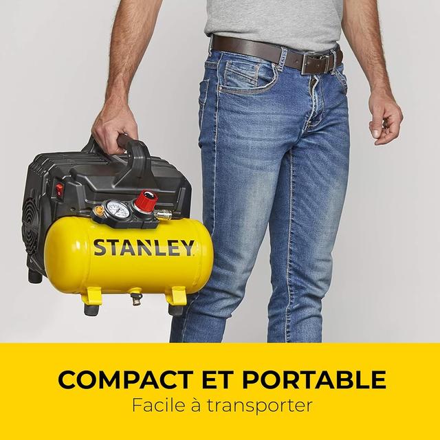 Compresseur Stanley DN200 - Gonfleur Puissant 8 Bars
