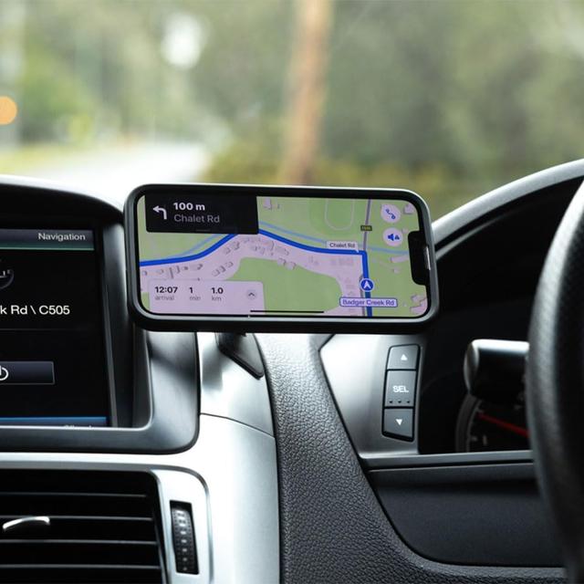 Support Téléphone Voiture Quad Lock - Fixation Tableau Bord