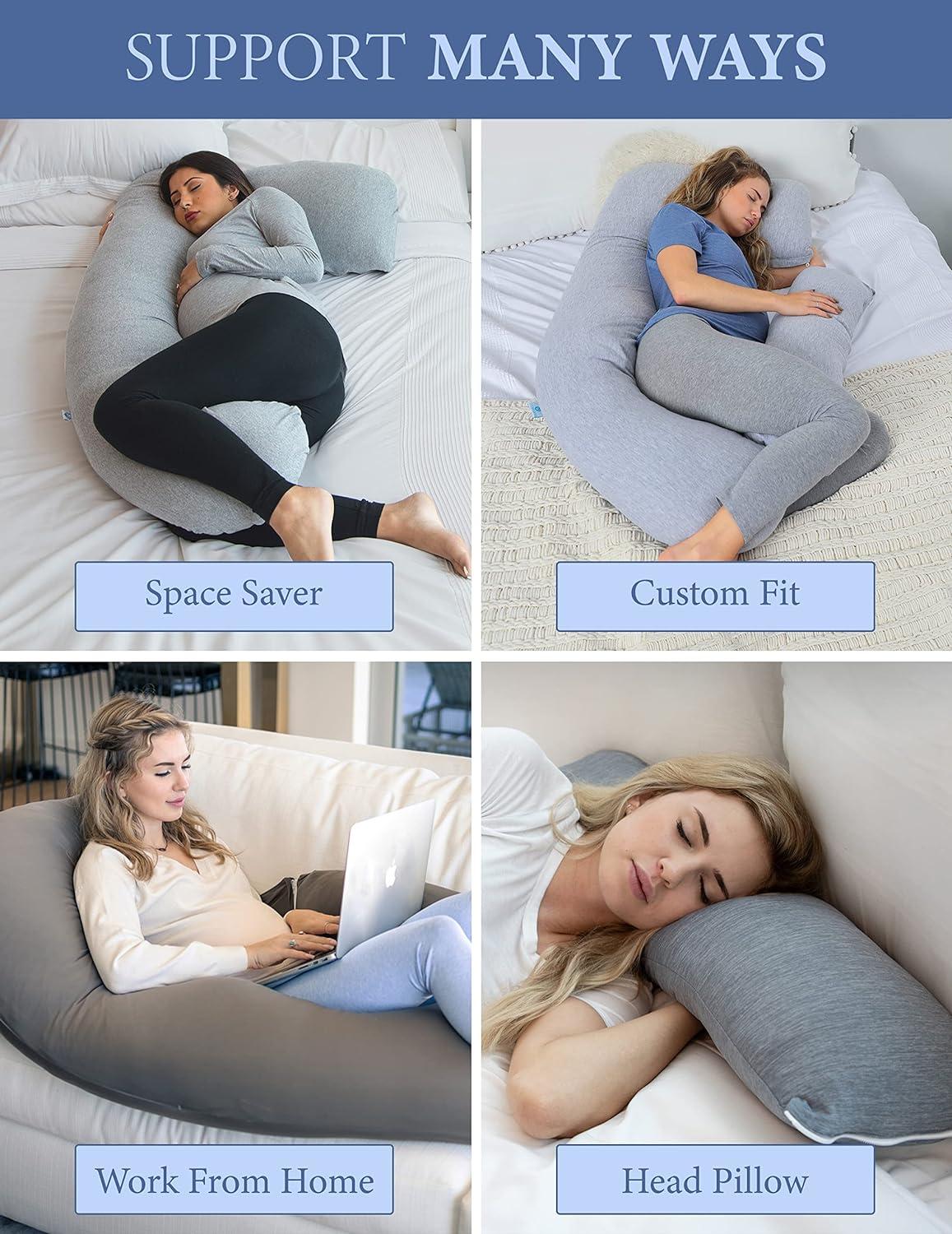 Coussin de Grossesse Pharmedoc - Soutien Dorsal, Jambes & Hanches