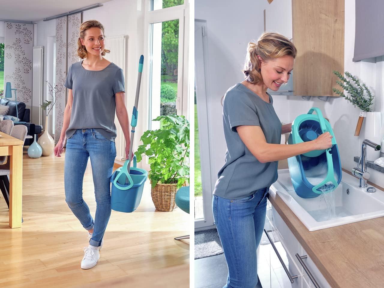 Leifheit Clean Twist Disc Mop Ergo: Balai Serpillère Essoreur