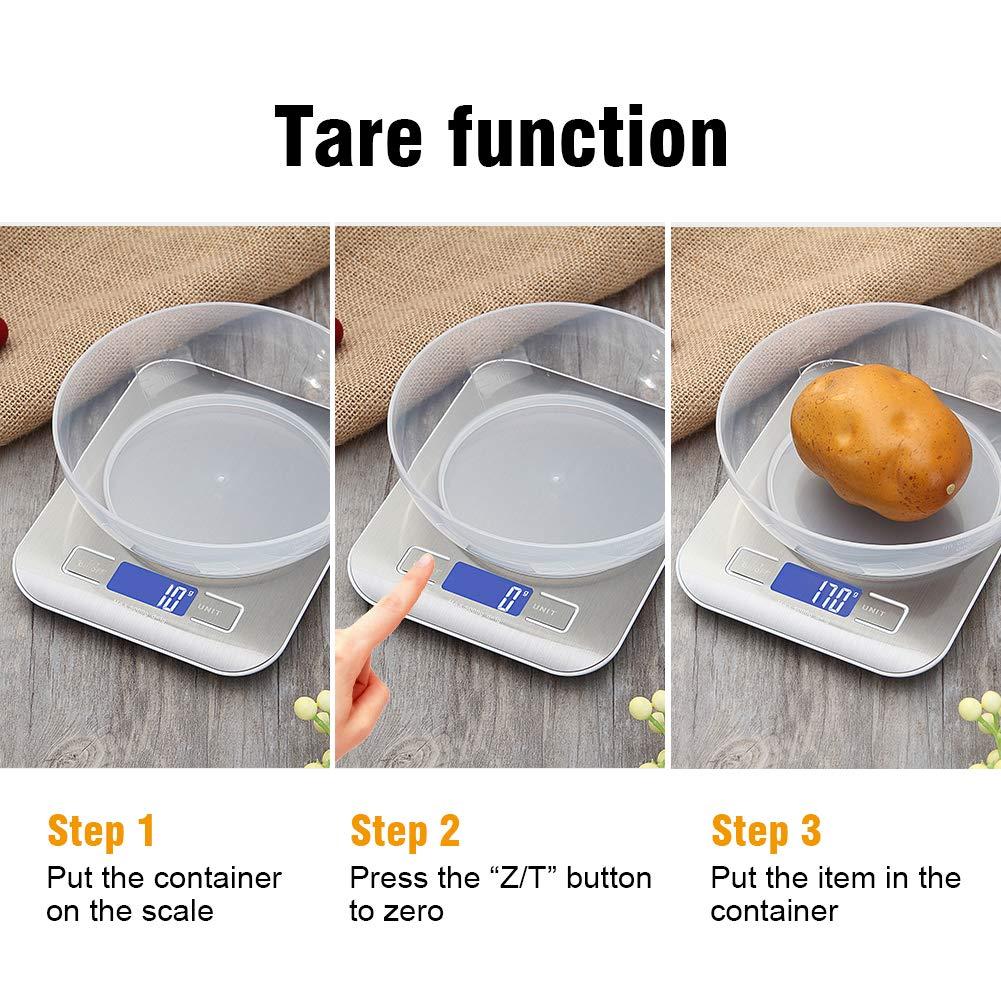 GRIFEMA GA2002 Balance de Cuisine Électronique de Haute Précision 5000g