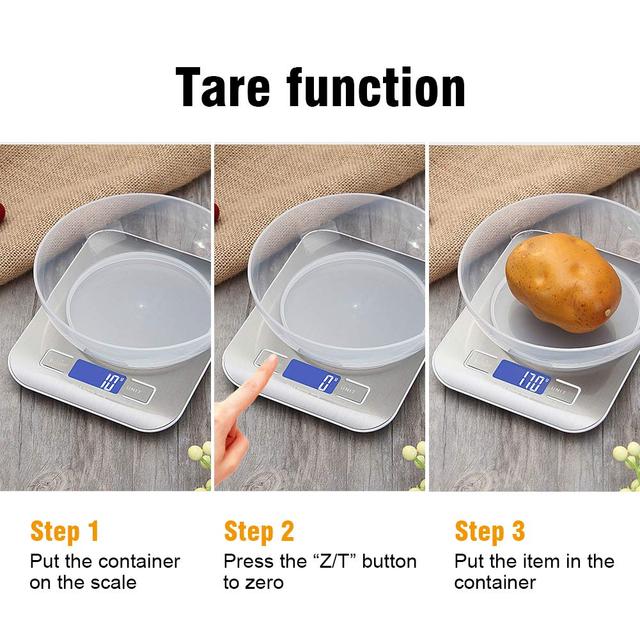 GRIFEMA GA2002 Balance de Cuisine Électronique de Haute Précision 5000g
