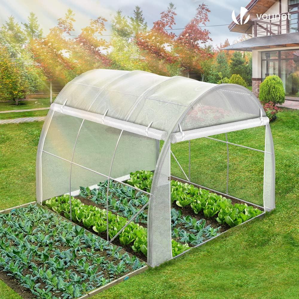 Serre de Jardin VOUNOT® 6m² - Acier Galvanisé & PE Haute Densité