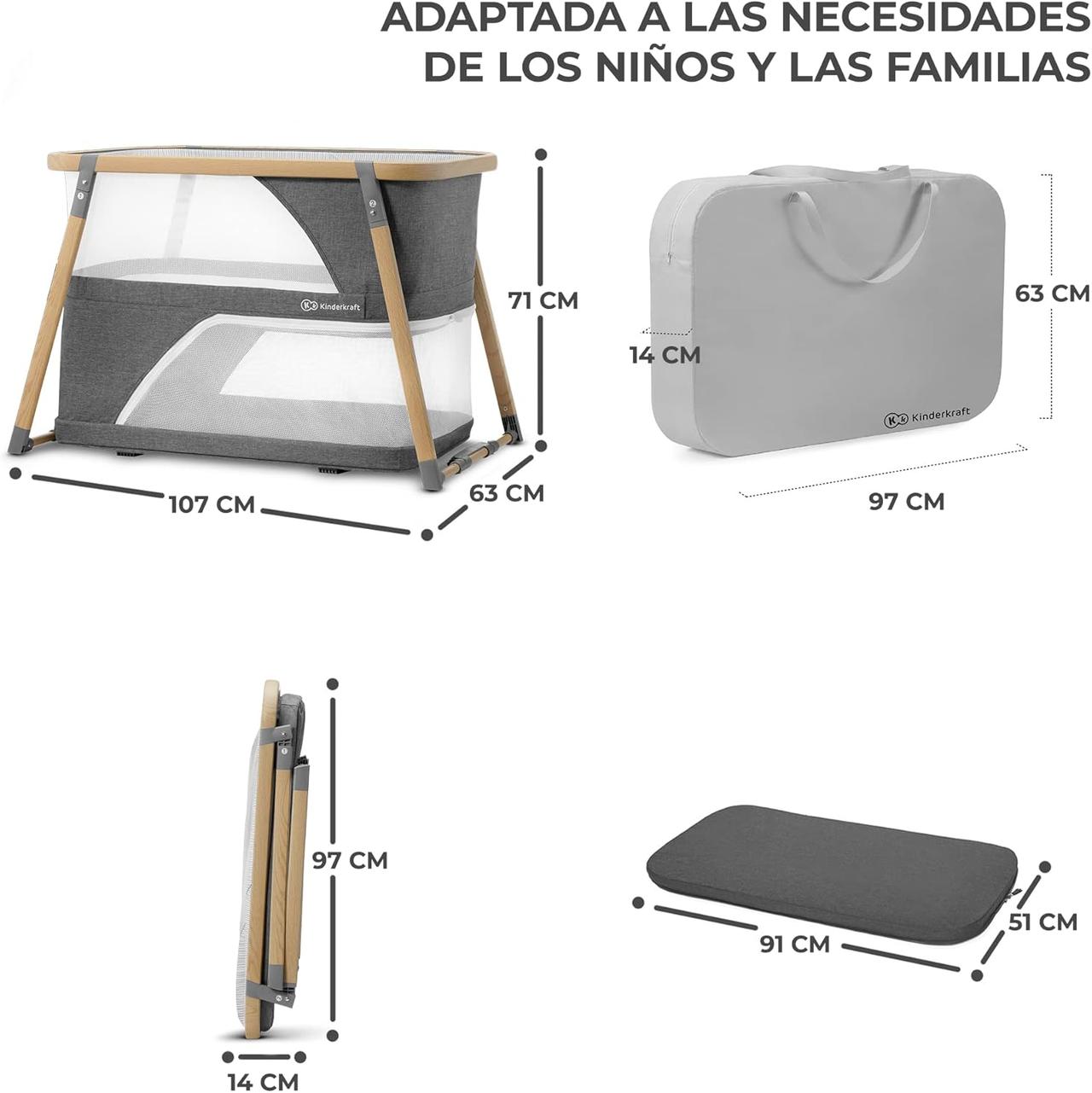 Kinderkraft SOFI Lit Parapluie 4 en 1