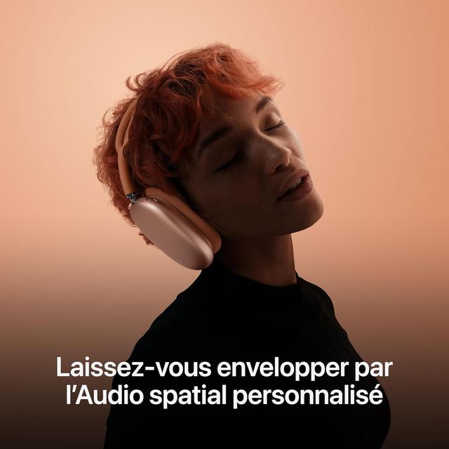 Apple AirPods Max - Casque Circum-auriculaire sans Fil - Réduction de Bruit - Mauve