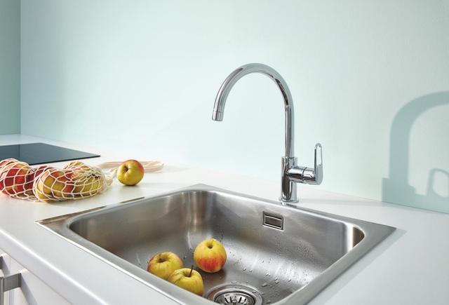 Robinet Cuisine GROHE Start Flow - Bec Pivotant 360°