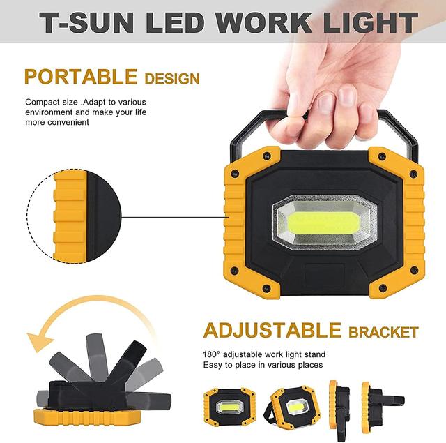 Projecteur LED Rechargeable T-SUN 30W