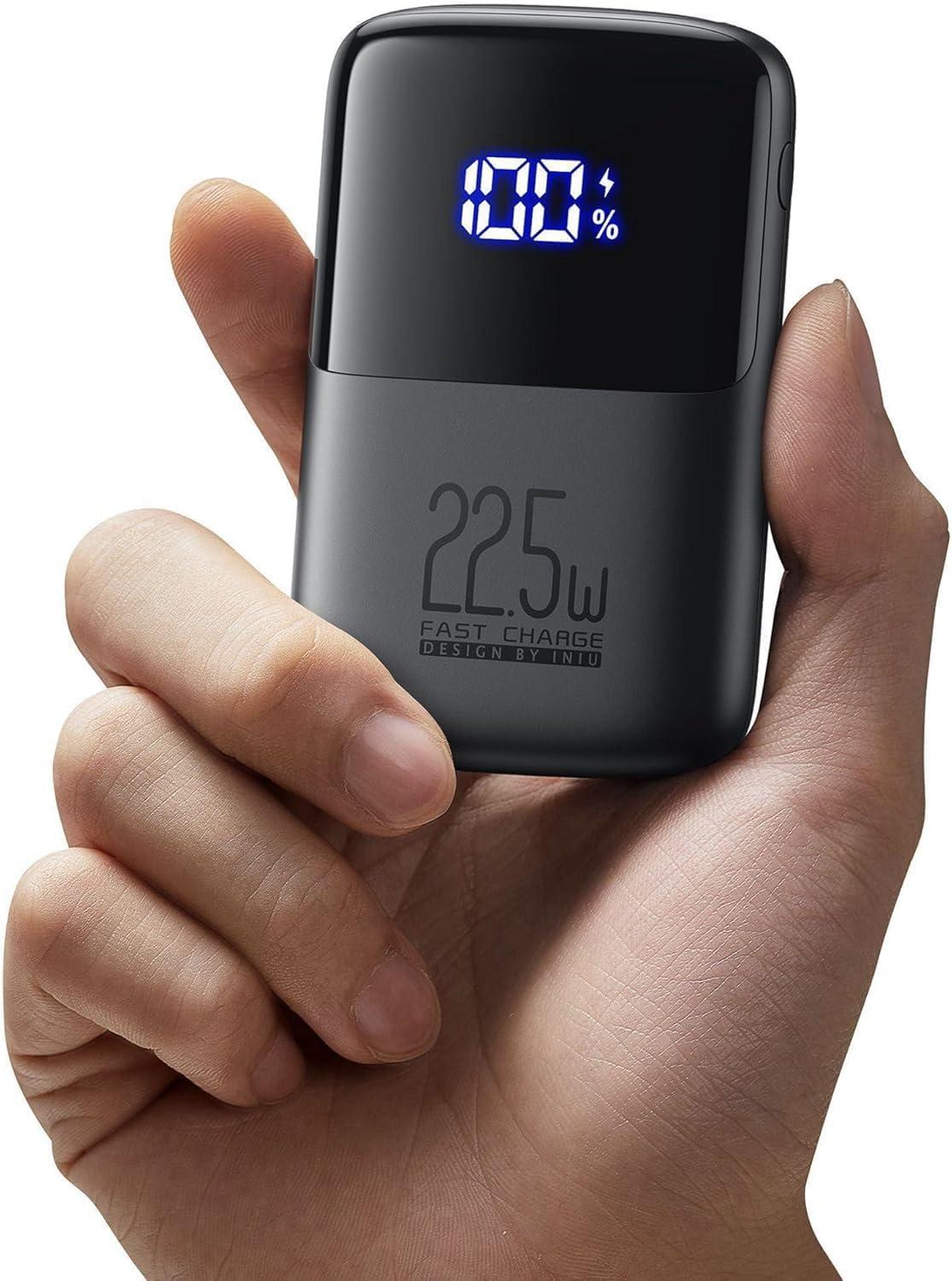 INIU Batterie Externe 10000mAh - Charge Rapide 22.5W