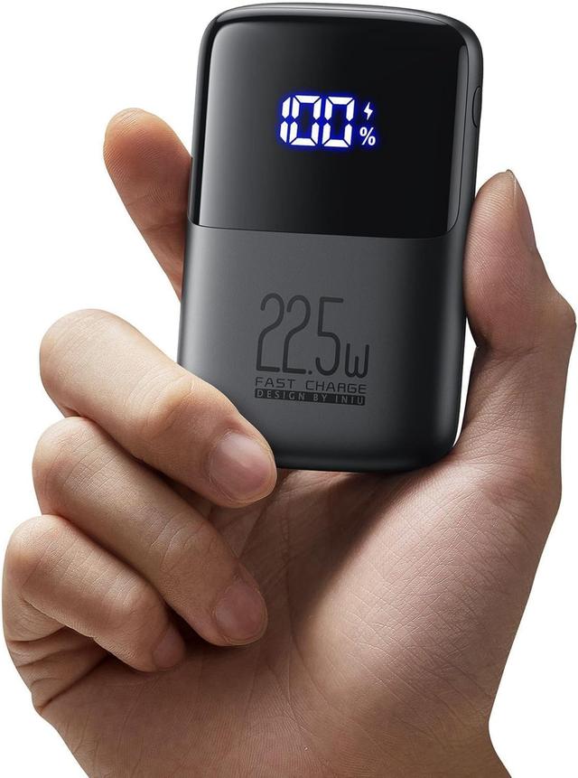 INIU Batterie Externe 10000mAh - Charge Rapide 22.5W