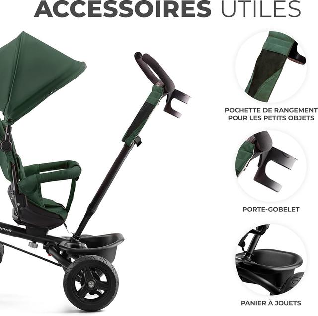 Tricycle Bébé Kinderkraft Aveo Évolutif