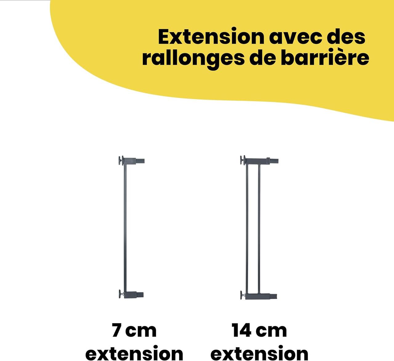Barrière Sécurité Bébé Safety 1st - Extensible et Facile à Installer