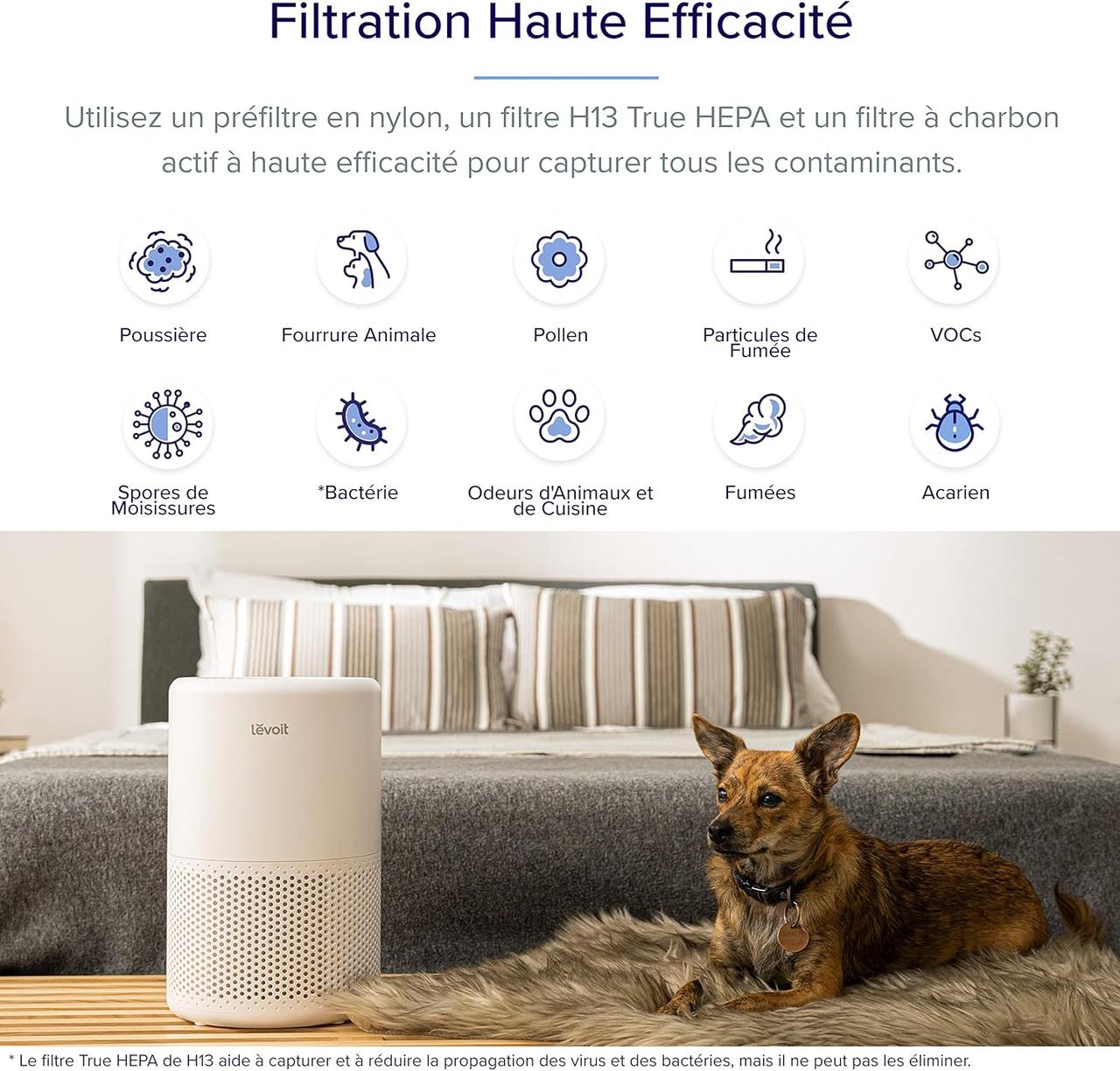 Purificateur d'Air LEVOIT Core 200S