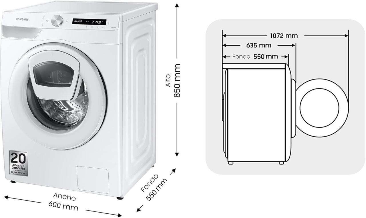 Lave-linge Samsung WW90T554DTW
