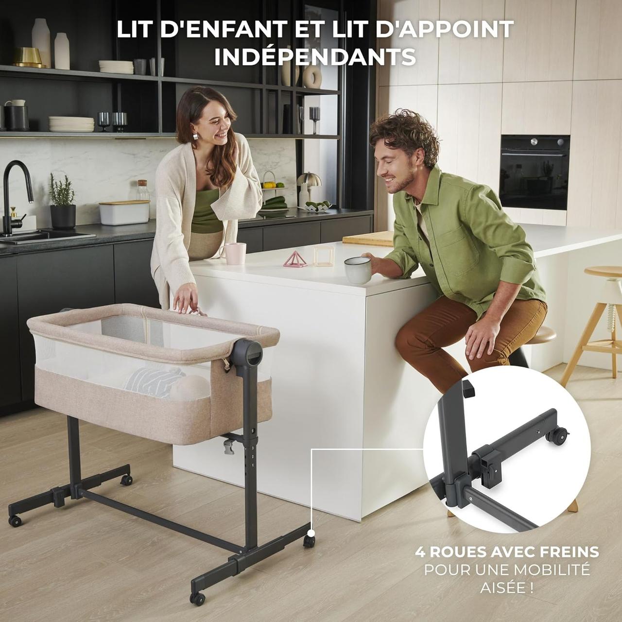 Lit bébé cododo Kinderkraft Neste UP 2