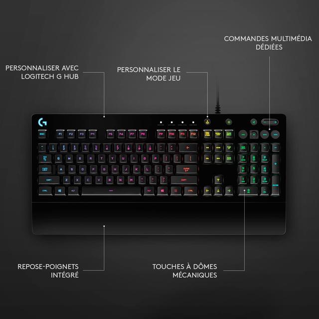 Logitech G213 Prodigy Clavier Gamer