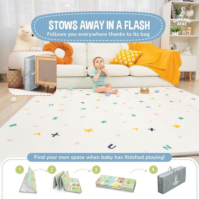 Tapis Jeu Enfant XXL Mousse Epais