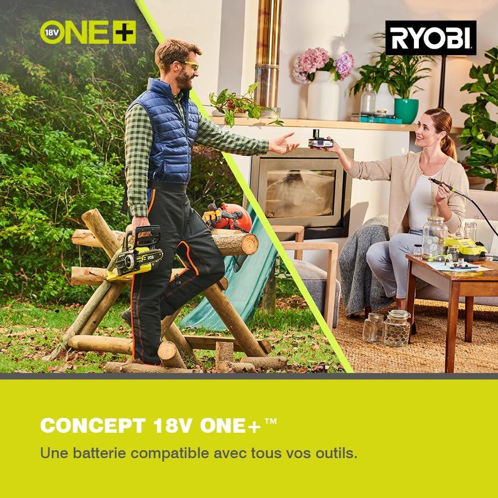 Élagueuse RYOBI 18V - Sans Fil - Puissante et Légère
